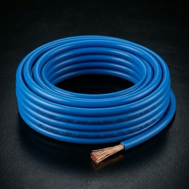 NYAF 2.5mm KABLO ÖZNUR MAVİ