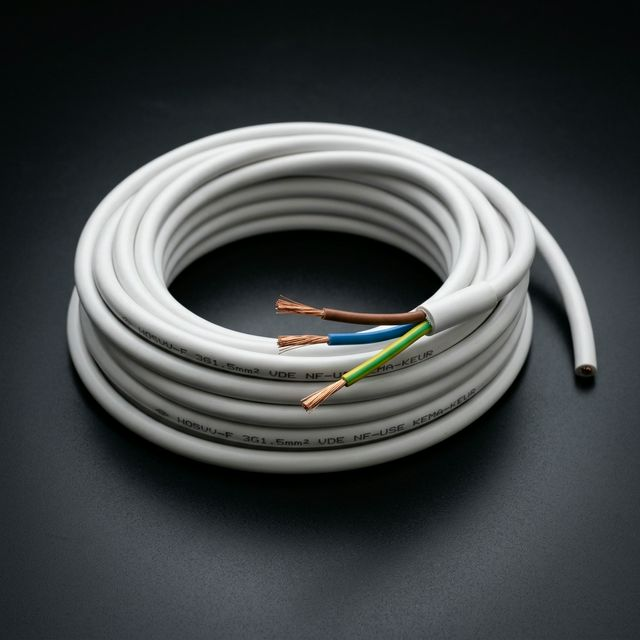 TTR 2X1mm KABLO ÖZNUR BEYAZ