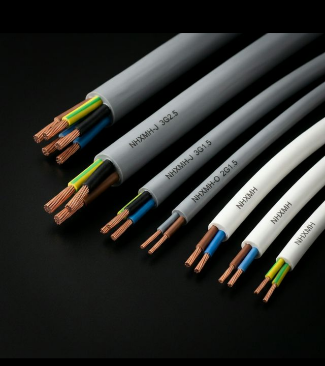 NHXMH 3x2,5mm 300/500V 90° HALOJEN FREE OZNUR